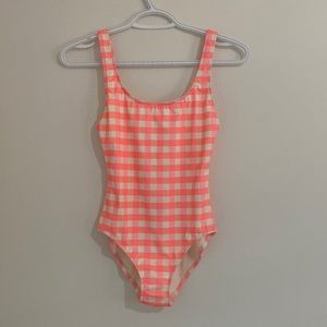 Solid & Striped Annemarie gingham One piece swimsuit